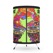1970s Plymouth Super Stock Roadrunner Tripod Lamp with High-Res Printed Shade, US/CA plug