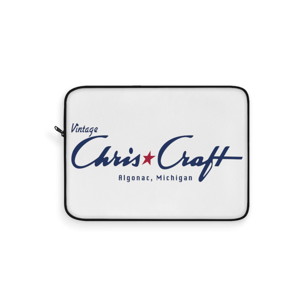 Vintage Chris Craft Algonac, Michigan Laptop Sleeve
