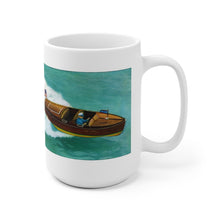 1937 Chris Craft Barrelback White Ceramic Mug