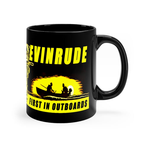 Vintage Evinrude Black mug 11oz by Retro Boater