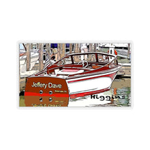Jeff Davey Boat Kiss-Cut Stickers