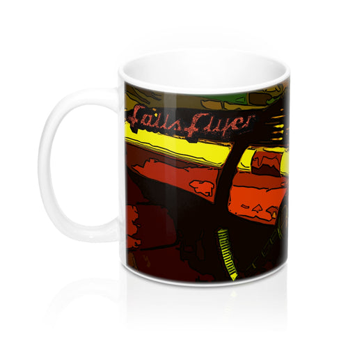 Vintage Larson Falls Flyer Interior Mugs