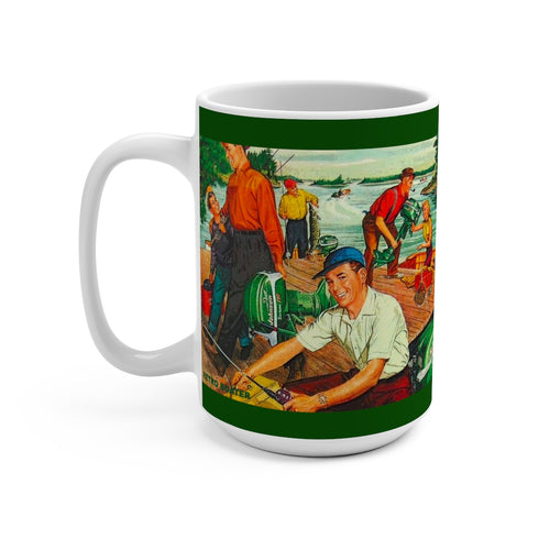 Vintage Johnson Outboard Mugs by Retro Boater  [ 420420 ]
