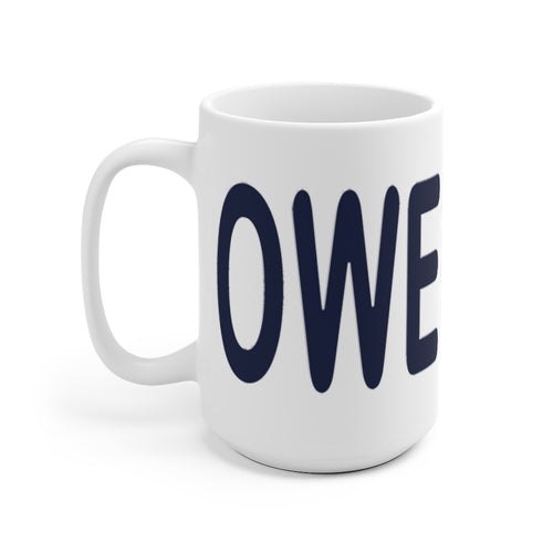 Owens Boats White Ceramic Mug by Retro Boater