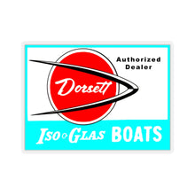 Dorsett Dealer Sign Kiss-Cut Stickers by Retro Boater