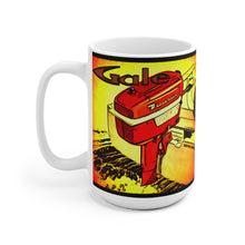 Vintage Gale Outboard Buccaneer White Ceramic Mug by Retro Boater
