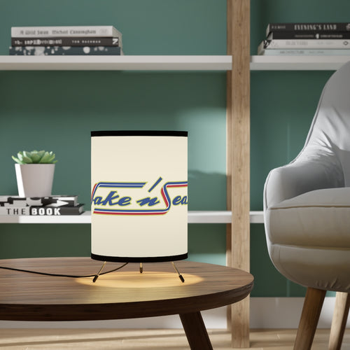 Lake N' Sea Boats Tripod Lamp with High-Res Printed Shade, US/CA plug
