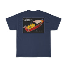 Vintage Century Resorter Boat Manistee, Michigan Unisex Heavy Cotton Tee