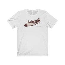 Larson Falls Flyer By Retro Boater Unisex Jersey Short Sleeve Tee