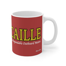 Caille Outboard Boats White Ceramic Mug by Retro Boater