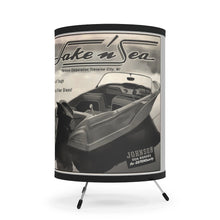 Lake N' Sea Tripod Lamp with High-Res Printed Shade, US/CA plug
