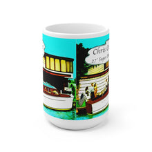 Vintage Chris Craft 27' Super Deluxe White Ceramic Mug by Retro Boater