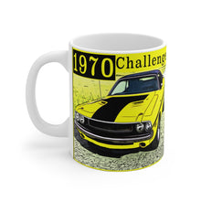 1970 Challenger White Ceramic Mug by SpeedTiques