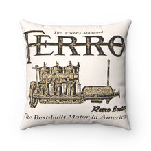 Ferro Engine Co. Pillow by Retro Boater
