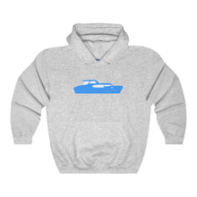 Blue Cruiser by Retro Boater Heavy Blend Hooded Sweatshirt