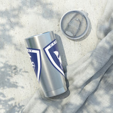 Vintage Century Crest in Blue and White Vagabond 20oz Tumbler