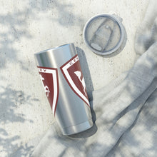 Vintage Century Crest in Maroon and White Vagabond 20oz Tumbler
