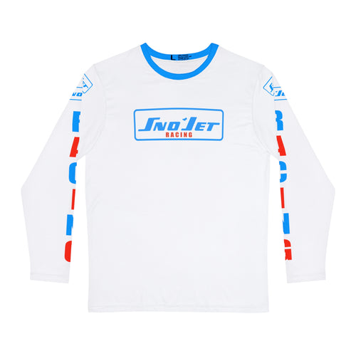 Men's Sno Jet Snowmobile Jersey Style Long Sleeve Shirt