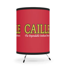 Caille Outboard Engines Tripod Lamp with High-Res Printed Shade, US/CA plug