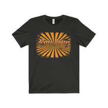 Retro Boater in Orange Unisex Jersey Short Sleeve Tee