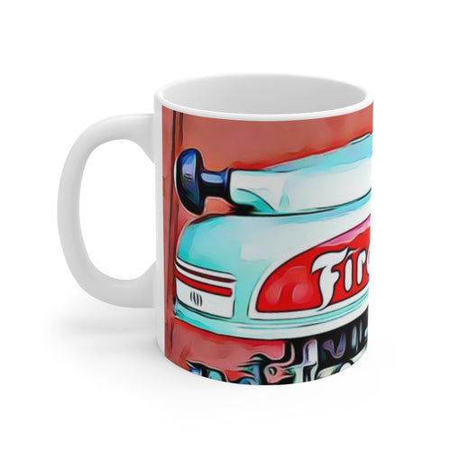 1950 Firestone outboard motor White Ceramic Mug