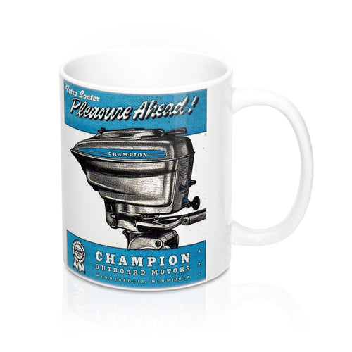 Champion Outboard Engine T-Shirt by Retro Boater