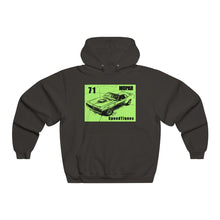 1971 Plymouth Cuda Men's NUBLEND® Hooded Sweatshirt by Speedtiques