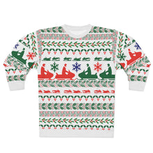 Snowmobile Christmas  Pattern Unisex Sweatshirt