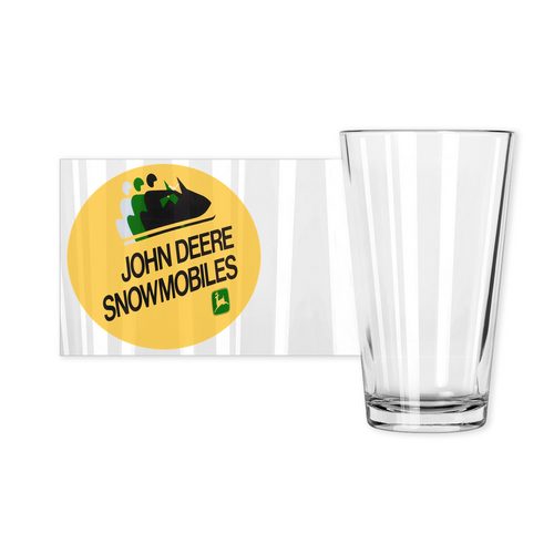 Vintage John Deere Snowmobile Pint Glasses