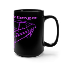 1970 Dodge Challenger Black Mug 15oz by SpeedTiques