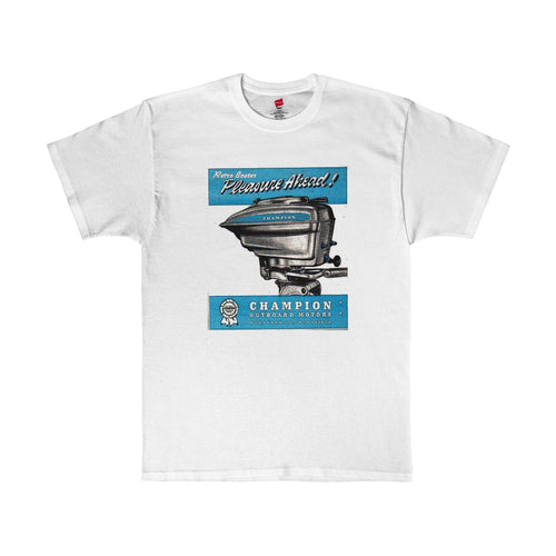 Champion Outboard Engine Co T-Shirt by Retro Boater