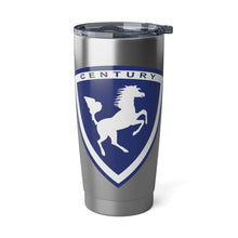 Vintage Century Crest in Blue and White Vagabond 20oz Tumbler