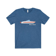 Outboard Skier by Retro BoaterUnisex Jersey Short Sleeve Tee