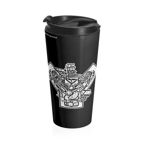 Ford Y-Block Stainless Steel Travel Mug by Retro Boater