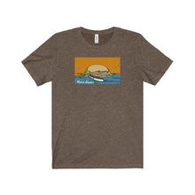 Vintage Racers in the Sunset by Retro Boater Unisex Jersey Short Sleeve Tee