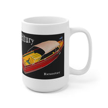 Vintage Century Resorter White Ceramic Mug by Retro Boater