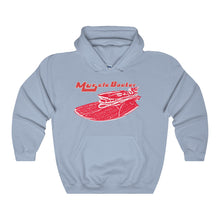 Red Ferrari by Muscle Boater Heavy Blend Hooded Sweatshirt