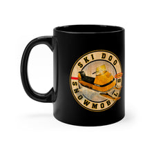Vintage Distressed Look 1970 Ski-doo Snowmobile Black mug 11oz by SpeedTiques