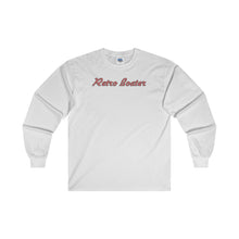 Retro Boater in Red/Grey Ultra Cotton Long Sleeve T-Shirt