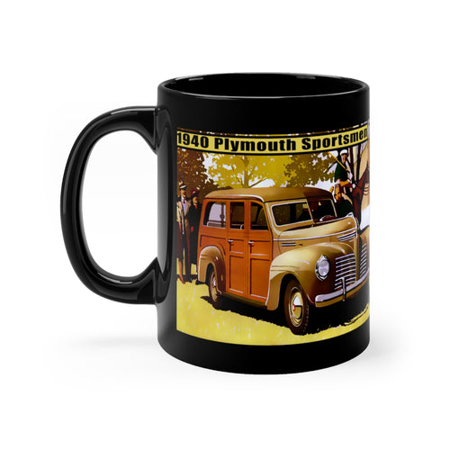 1940 Plymouth Sportsmen Black mug 11oz by SpeedTiques