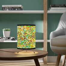 Eagle River Wisconsin Tripod Lamp with High-Res Printed Shade, US/CA plug