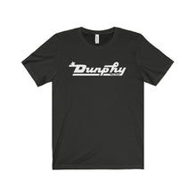 Dunphy in White by Retro Boater Unisex Jersey Short Sleeve Tee