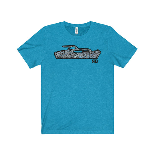 Cruiser Art by Retro Boater Unisex Jersey Short Sleeve Tee