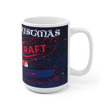 Merry Christmas Feathercraft White Ceramic Mug by Retro Boater