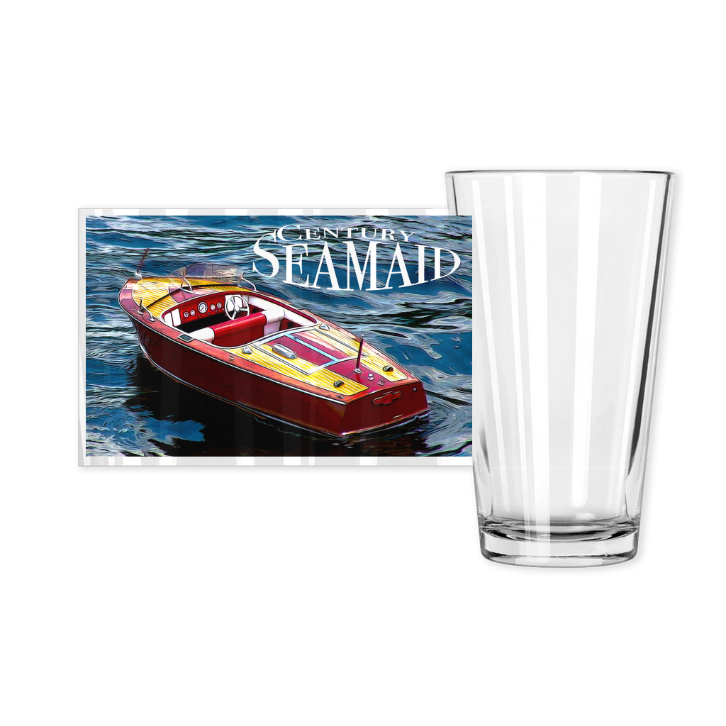 Vintage Century Sea Maid Pint Glasses by Classic Boater