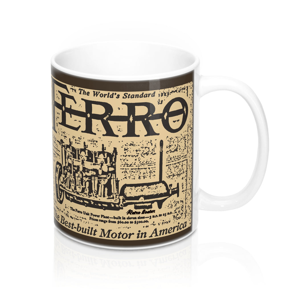 Ferro Engine Co. 11oz Mug by Retro Motor