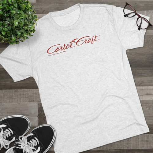 Vintage Carter Craft Boats Unisex Tri-Blend Crew Tee