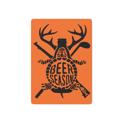 Turtle Club Beer Season Custom Poker Cards