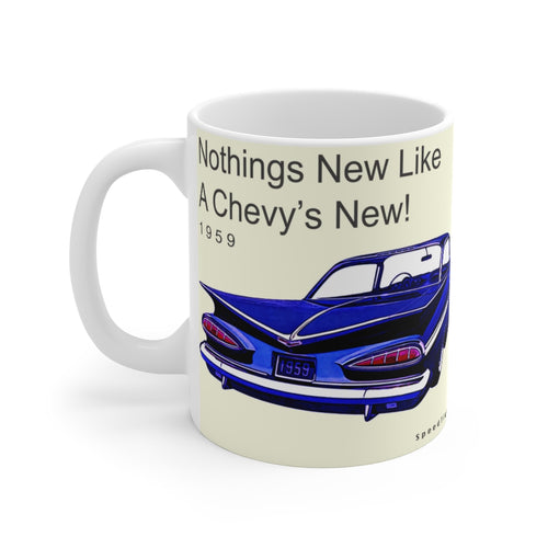 1959 Chevy Impala Coupe Mug 11oz by SpeedTiques