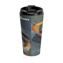 Chris Craft Express Cruiser by Retro Boater Stainless Steel Travel Mug